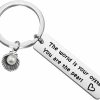 New ENSIANTH Ensianth Oyster Lover Keychain The World Is Your Oyster,You Are The Pearl Beach Gift Pearl Gift Positive Thinker Gift