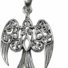 Clearance Dryad Design Sterling Silver Small Morrigan Raven Pendant