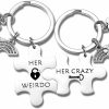 Hot ARHTF Arhtf Lesbian Couple Keychain Lgbt Gift Her Weirdo Her Crazy Lesbian Declaration Of Confidence Keychain Lesbian Gift