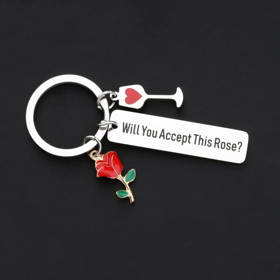 New BLEOUK Bleouk Show Inspired Gift Will You Accept This Rose Keychain For The Fans