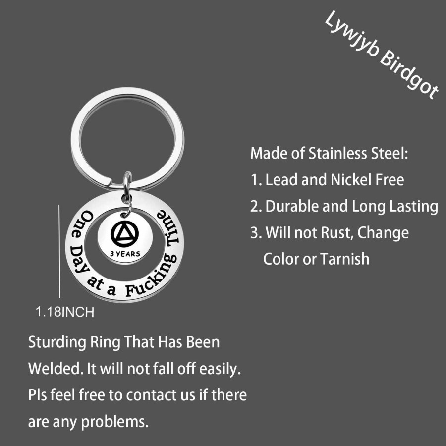 New Lywjyb Birdgot Lywjyb Birdgot Addiction Recovery Gifts Aa Gift One Day At A Time Gift Recovery Sobriety 1 2 Years Sobriety Milestone Gifts