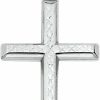 Clearance The World Jewelry Center 14K Real White Gold Religious Cross Charm Pendant